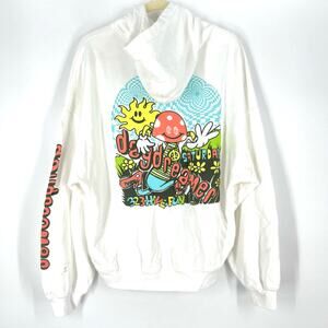 Daydreamer Flyer Oversized Mushroom Hoodie Sweatershirt Size Small
